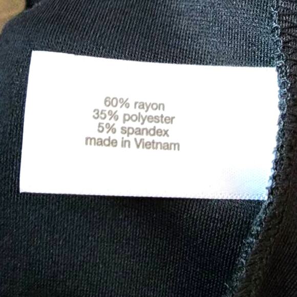 Lane Bryant Twist-Neck Ponte Sheath Black Dress Plus 14 NEW - Picture 7 of 12